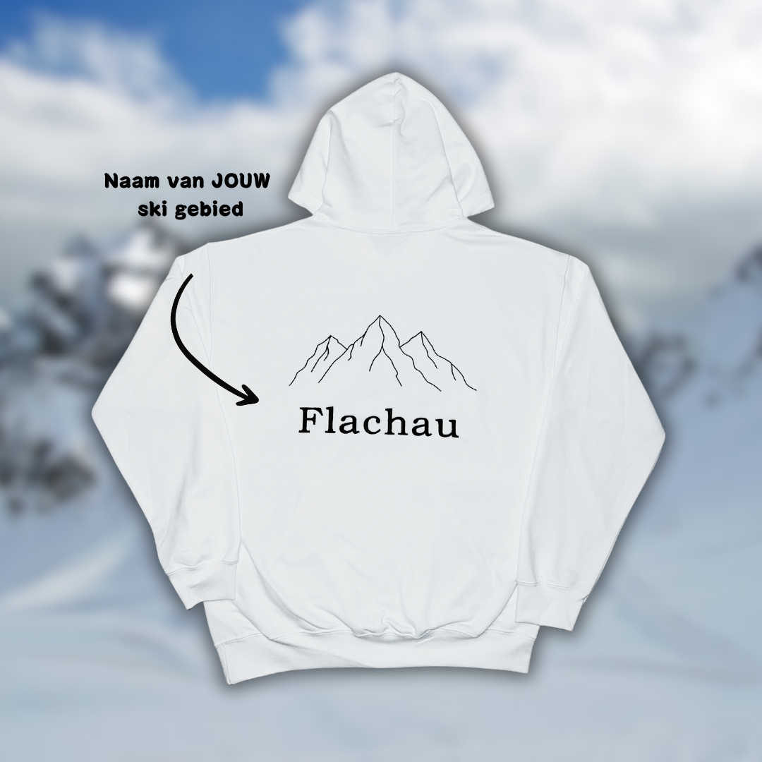 Wintersport hoodie (foto + gebied)