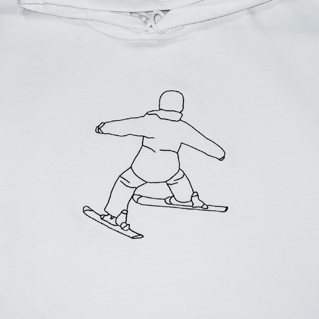 Wintersport hoodie (foto + gebied)