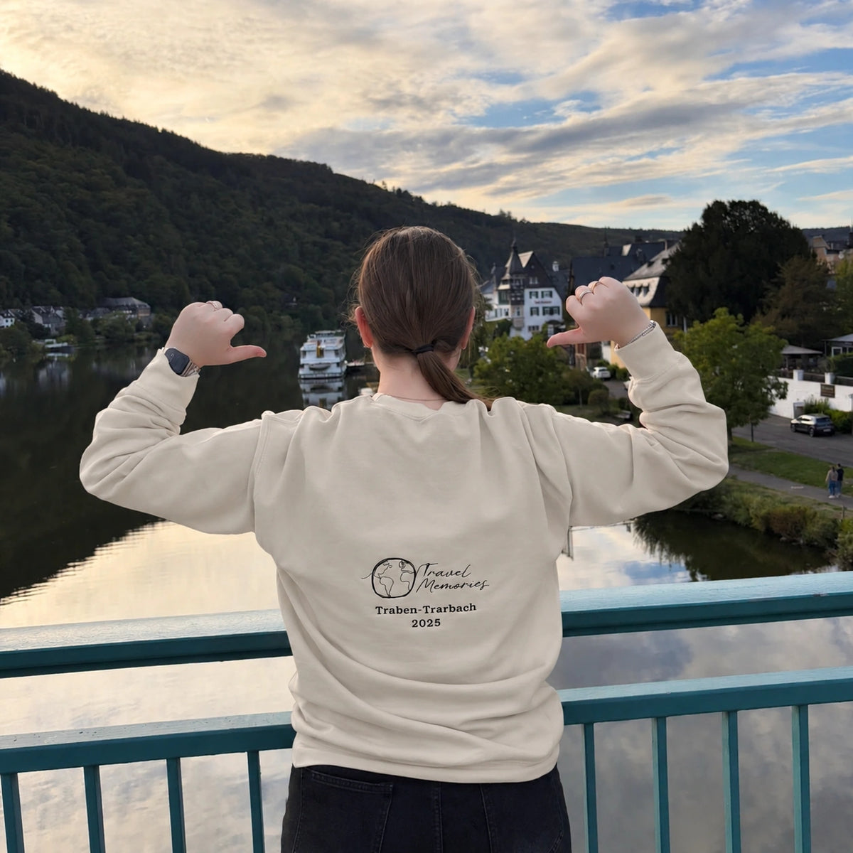 Gepersonaliseerde sweater met omlijning