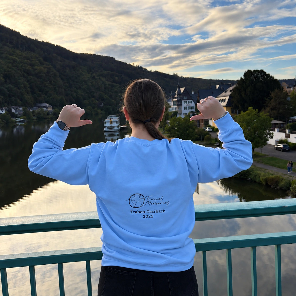 Gepersonaliseerde sweater met omlijning
