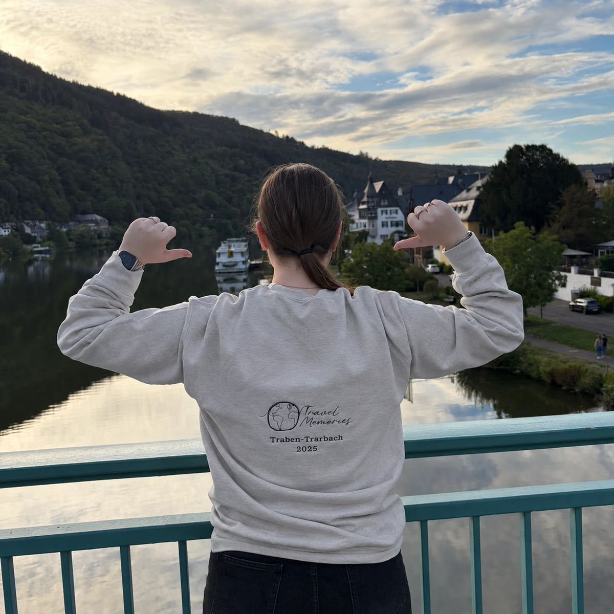 Gepersonaliseerde sweater met omlijning