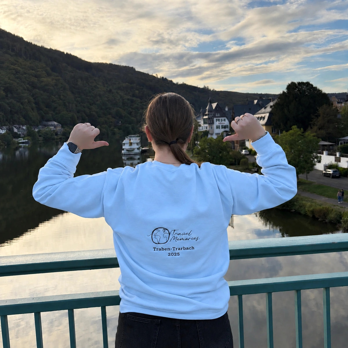 Gepersonaliseerde sweater met omlijning
