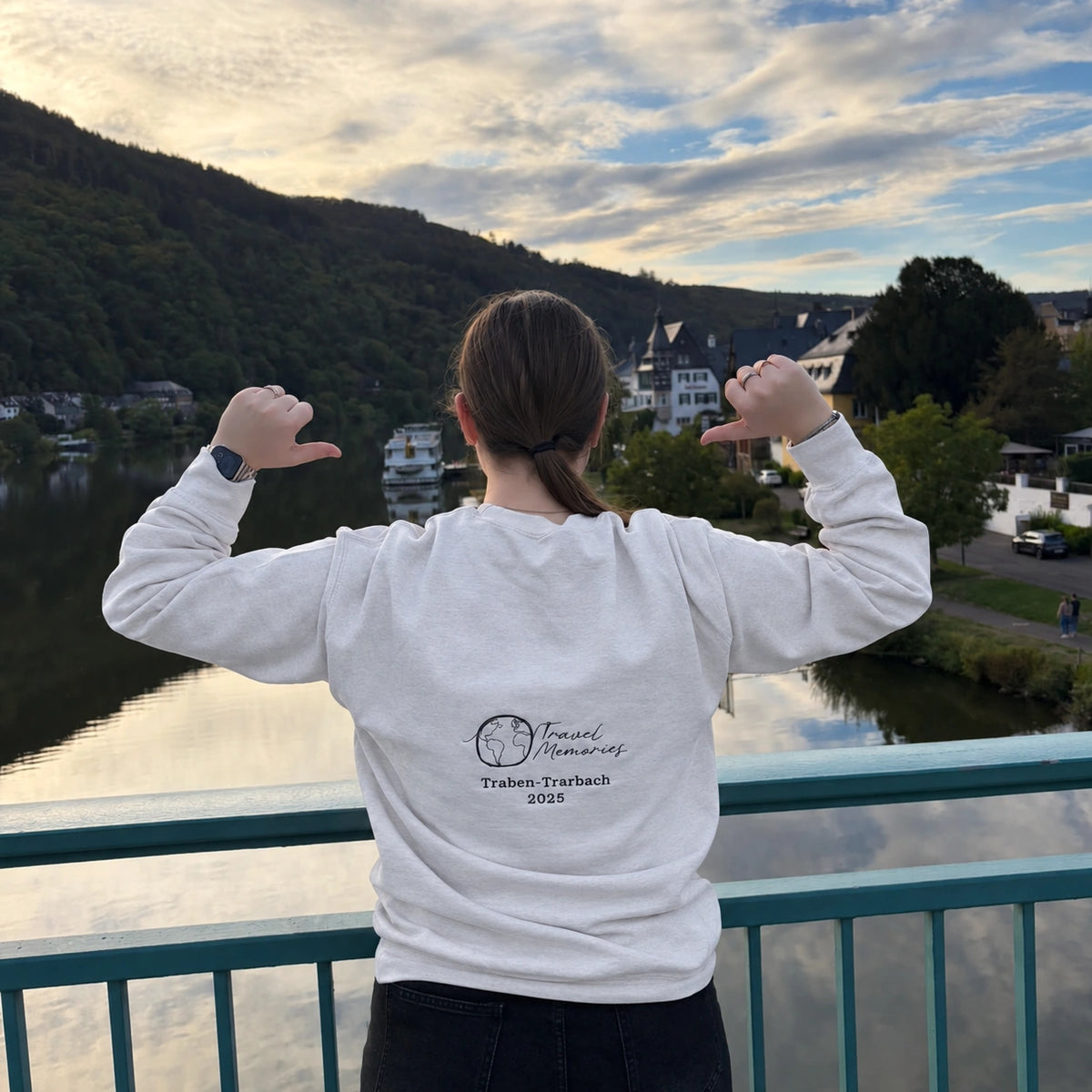 Gepersonaliseerde sweater met omlijning
