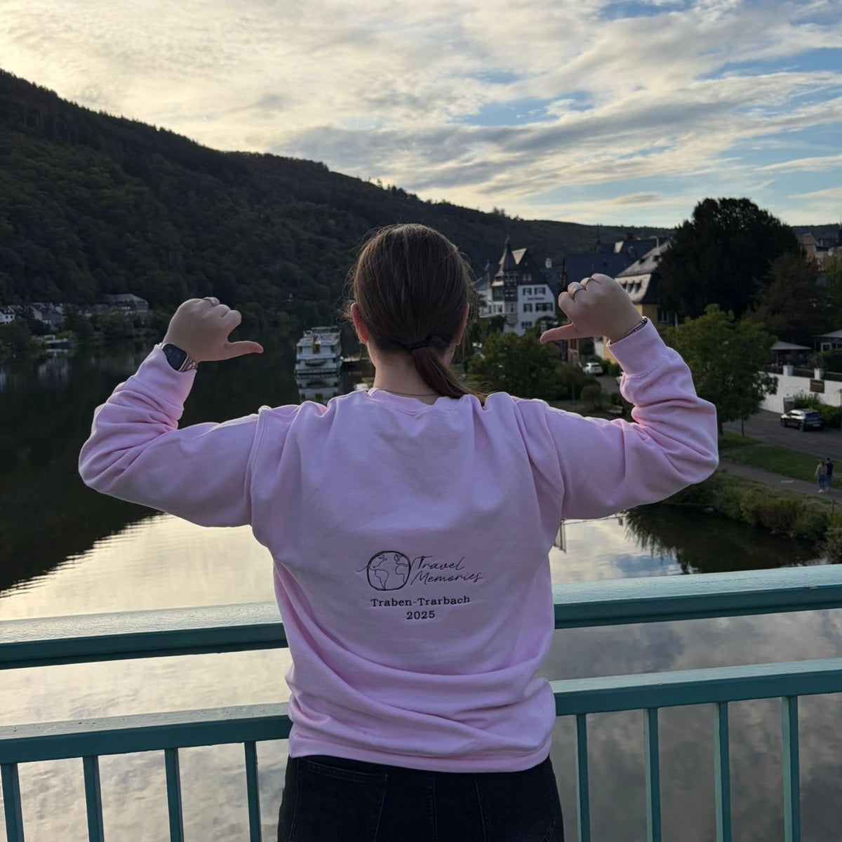 Gepersonaliseerde sweater met omlijning