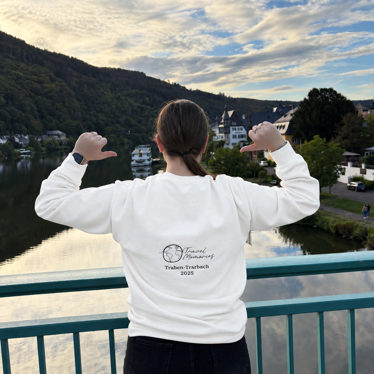 Gepersonaliseerde sweater met omlijning