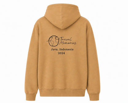 Hoodie (photo + background embroidered)