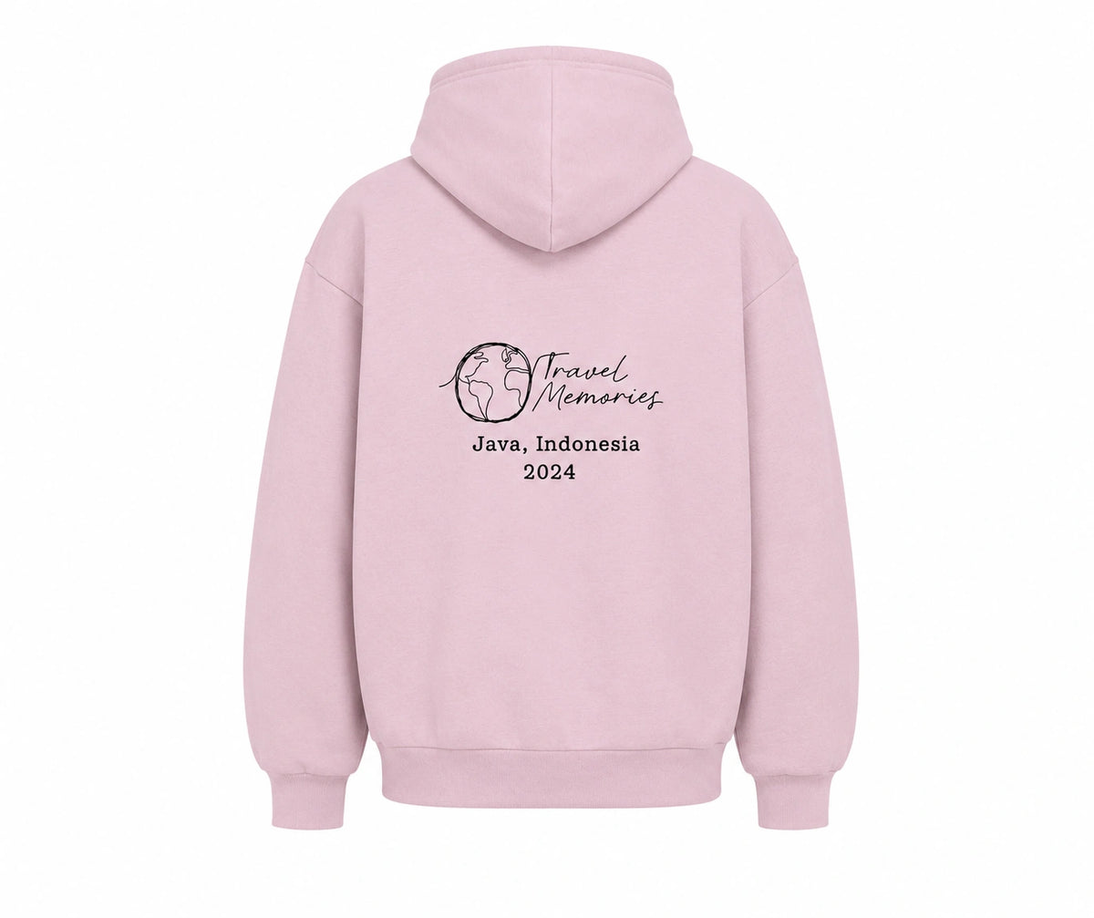 Hoodie (photo + background embroidered)